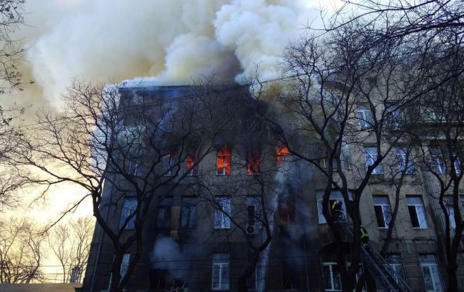 Пожежа і евакуація в коледжі: що відбувається в Одесі