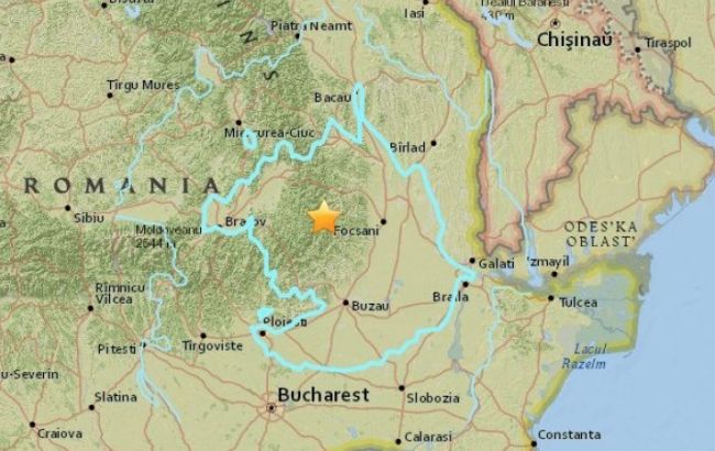 В Румынии произошло землетрясение, отголоски в 3-4 балла ощутили в Украине