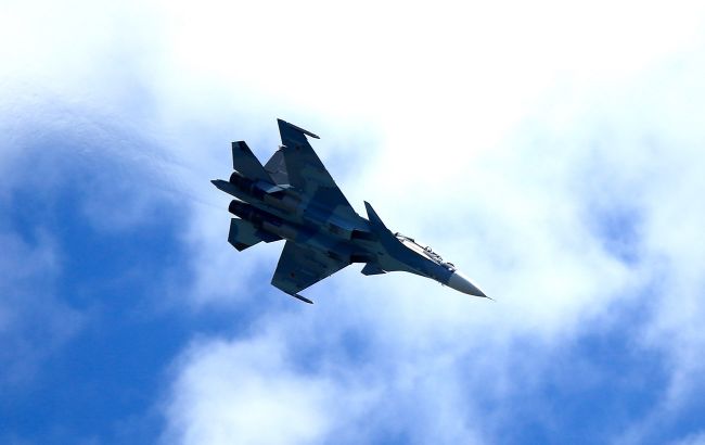 Українські військові збили російський літак Су-34