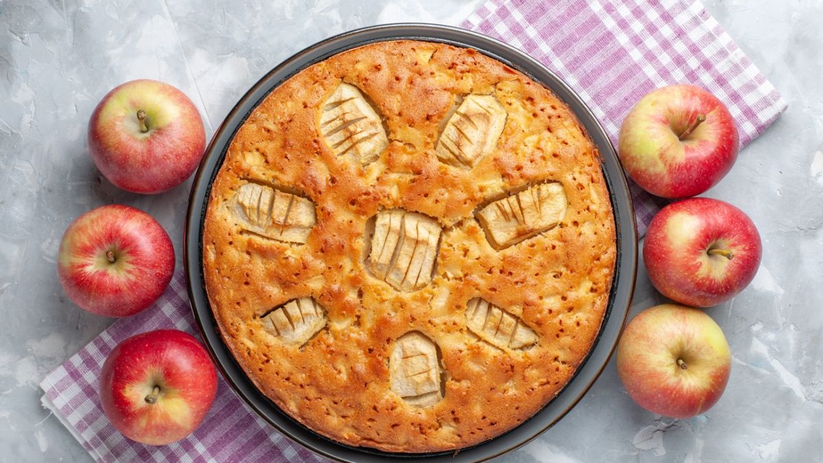 Простой яблочный пирог, пошаговый рецепт с фото на ккал