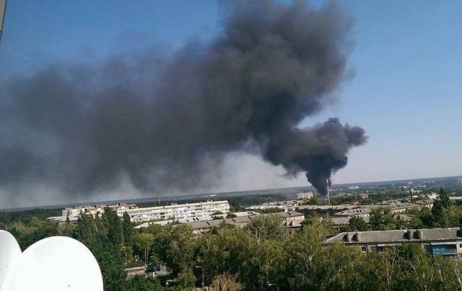 У Київській обл. виникла масштабна пожежа на хімзаводі, - очевидці