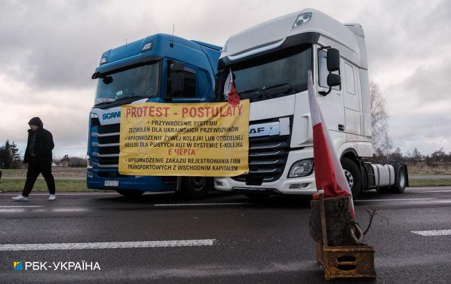 Польские перевозчики хотят снова блокировать пункт пропуска "Ягодин-Дорогуск"