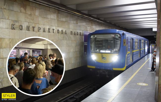 У метро Києва утворився колапс: про дистанцію не чули