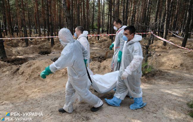 Під Ізюмом поліція вилучила тіла двох людей, які загинули від бомбардування РФ