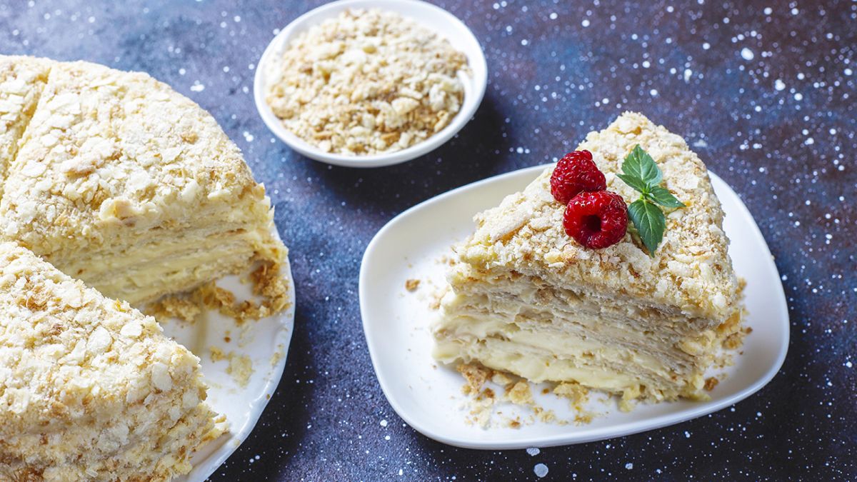 Заварной крем для торта Наполеон – классический рецепт | ТестоВед