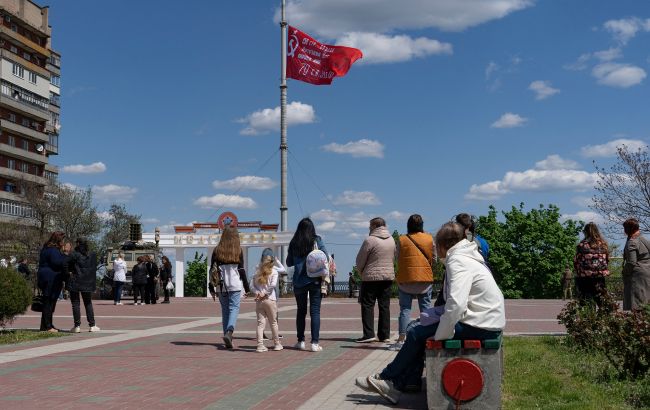 В оккупированном Мелитополе устанавливают цены в рублях и гривнах