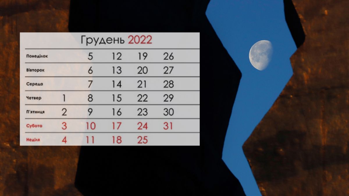 Лунный календарь декабрь 2022 - самые опасные даты | РБК Украина