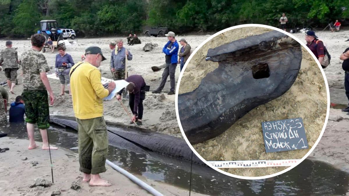 На Хортице нашли лодку, которой почти 500 лет - фото | РБК Украина