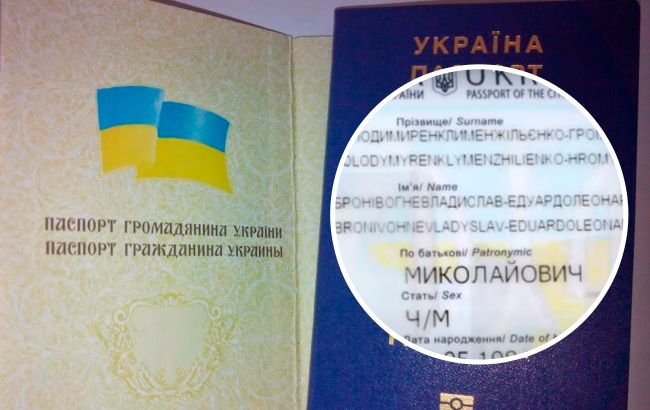 Найдовше ім’я та прізвище в Україні у жителя Тернополя: налічує понад 100 букв