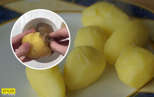 Как быстро почистить картофель на оливье: лайфхак, который займет считанные секунды