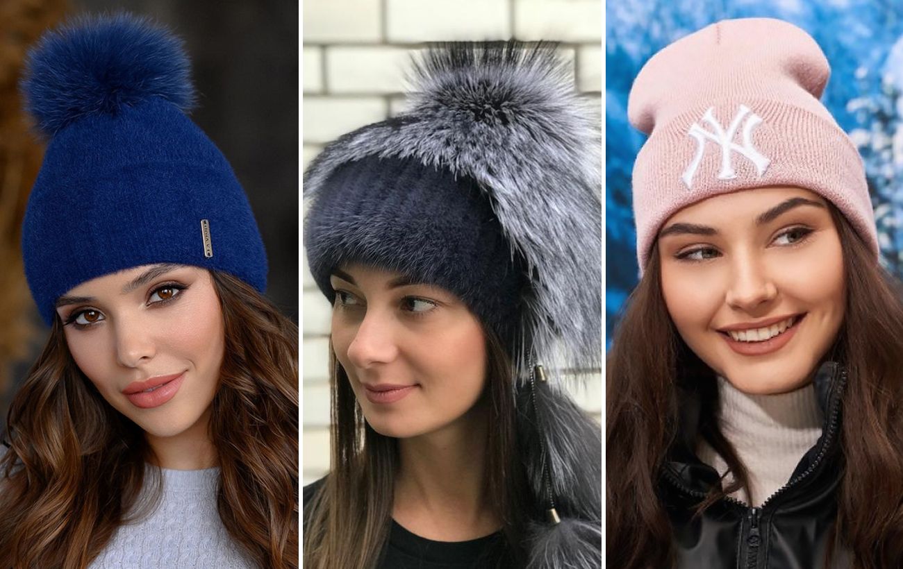 Женская шапка с ушками – вязаная, меховая, бини, шлем, скандинавская, с чем носить?