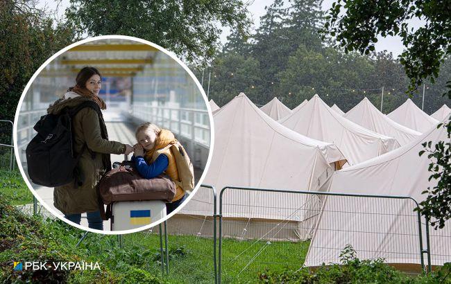 Другого жилья нет. Украинские беженцы в Ирландии встретят Рождество в палатках