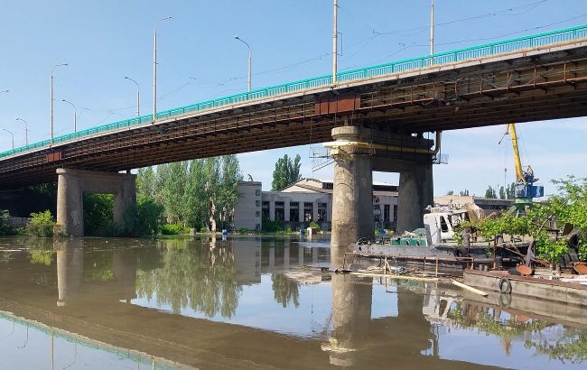 З'явилися нові супутникові знімки підірваної окупантами Каховської ГЕС