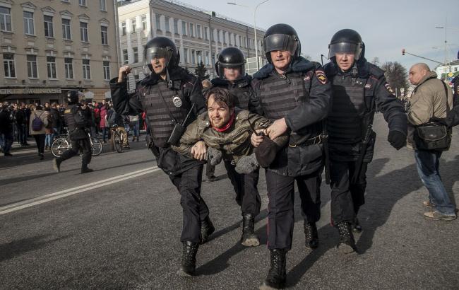 В Москве на антикоррупционном митинге были задержаны 1030 человек