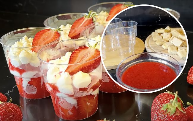 Клубничное тирамису в стакане: чрезвычайно простой рецепт популярного десерта от Лилии Цвит