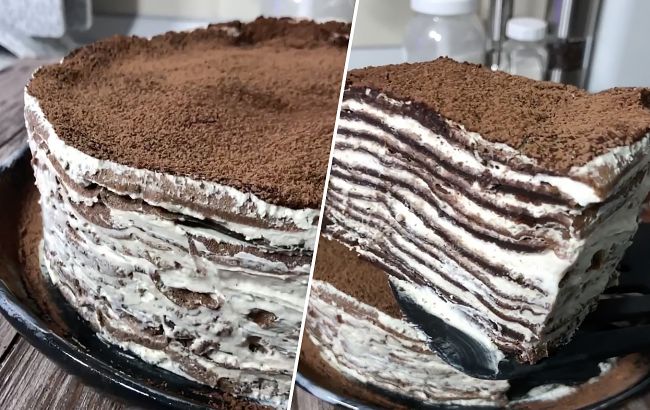 Торт "Тирамісу" з млинців: рецепт класичного десерту в новому виконанні