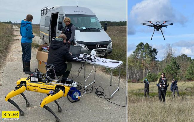 In Chernobyl, for the first time, a robot dog was tested to measure radiation - a video appeared