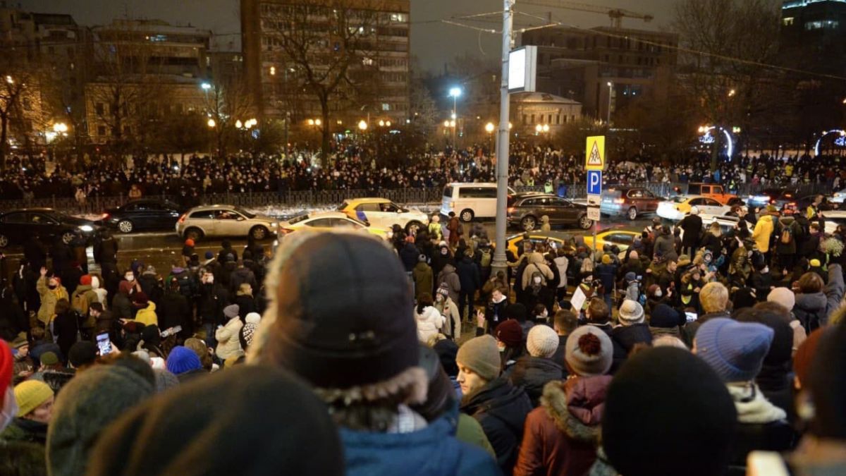 Митинги и протесты 23 января в поддержку Навального в России - все новости  | РБК-Україна