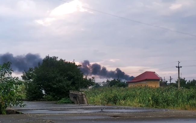 В селе под Джанкоем упал вертолет