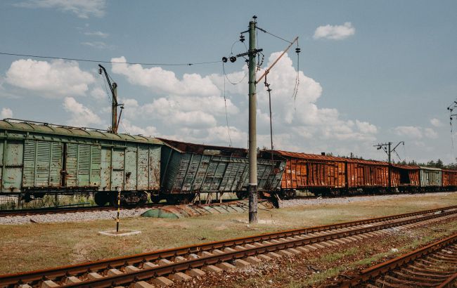 За грудень у Росії було знищено дев'ять одиниць рухомого залізничного складу, - ГУР