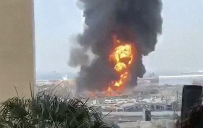 У Бейруті знову спалахнула сильна пожежа в порту