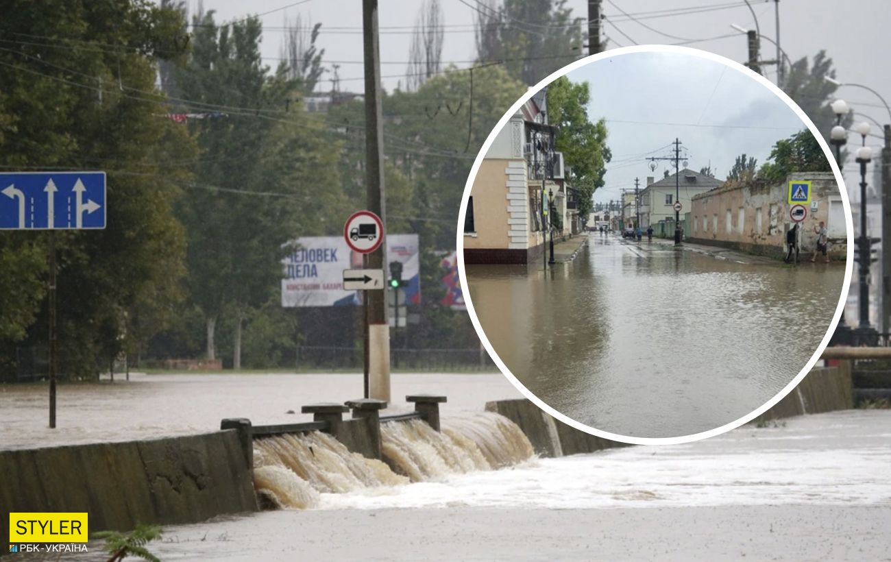 Машина ушла под воду