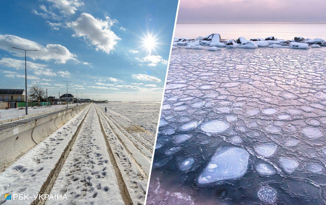 азовское море зимой замерзает