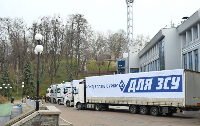 "Динамо" передало на фронт черговий гуманітарний вантаж