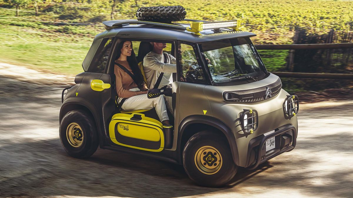 Citroën показал электрический внедорожник My Ami Buggy. | РБК-Україна