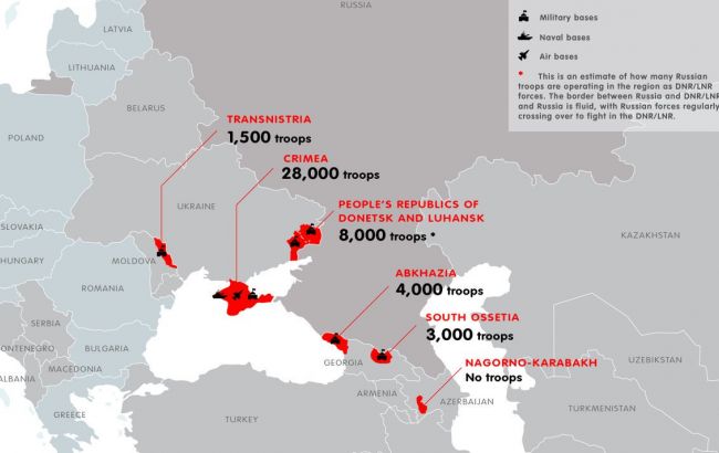 Євродепутат показав масштаби розгортання російських військ в Україні