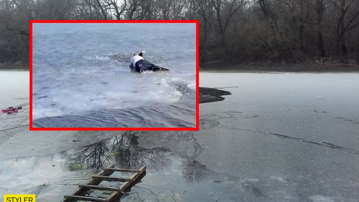 В Киеве парень спас тонущую девушку, видео | Стайлер