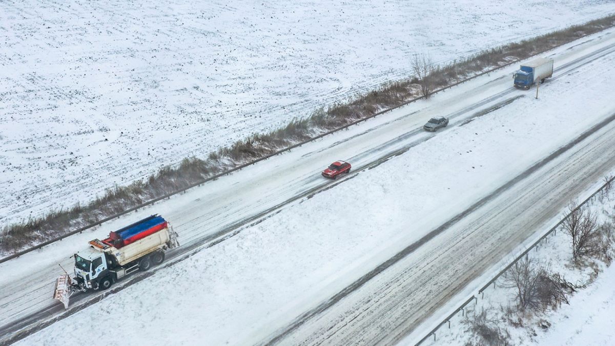 Погода в Украине - на трассе Киев-Одесса образовался затор | РБК-Україна