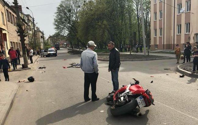 У Закарпатській області затримали мотоцикліста, який збив мати з дитиною