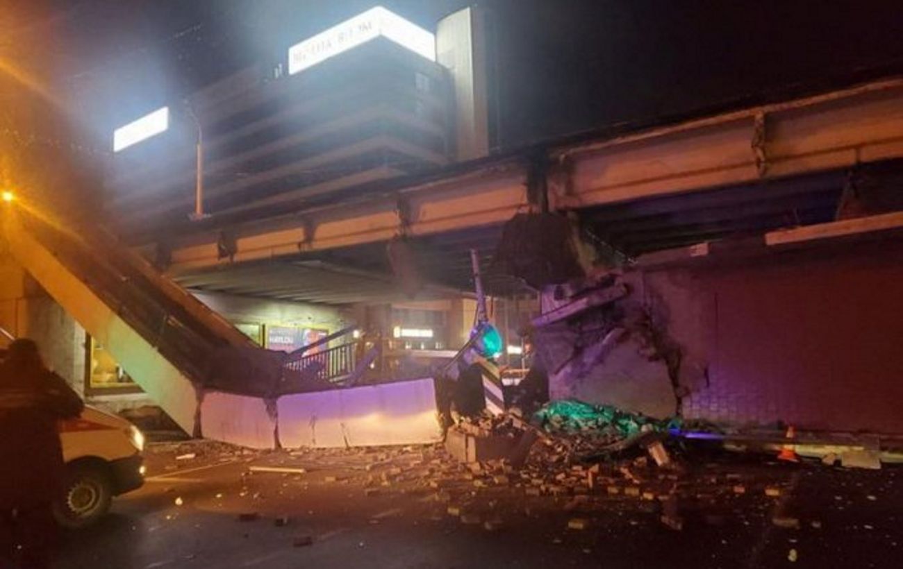 Bridge fell in Belarus – the moment of collapse caught on video