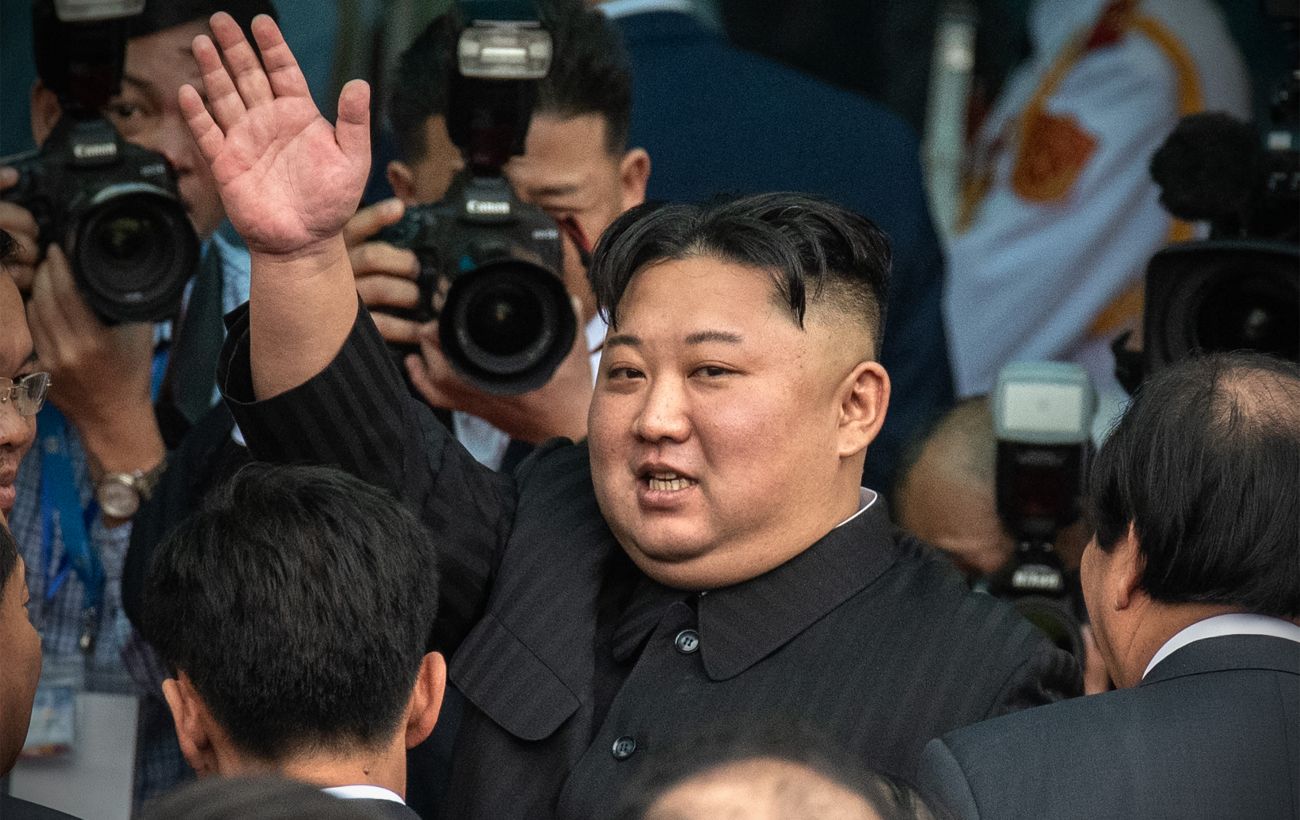 Kim Jong-un showed off a new nuclear missile at a parade in North Korea