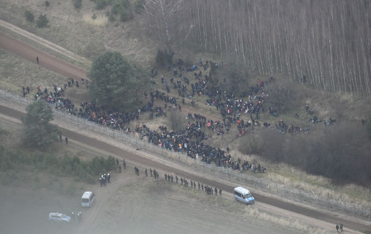 Border of Poland and Belarus – a Belarusian general was present during the assault on migrants