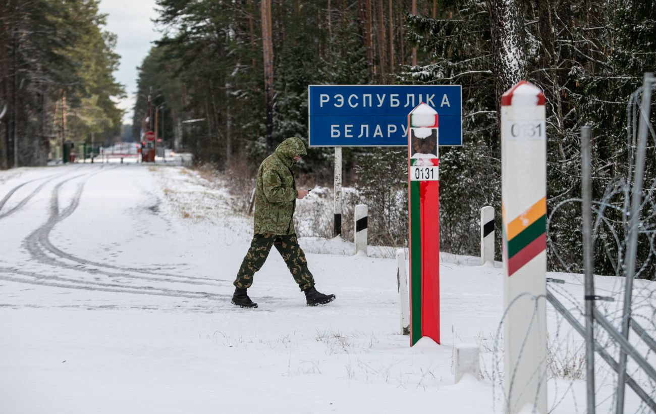 Литовско белорусская граница