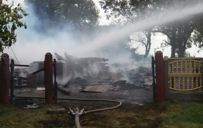 У Житомирській області згоріла церква Московського патріархату