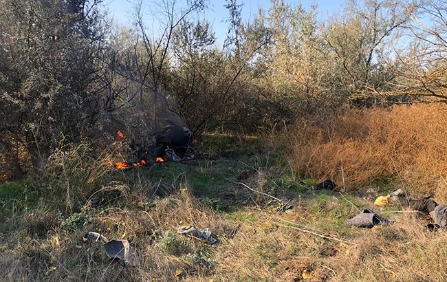 В Одеській області автомобіль в'їхав в дерево та загорівся, є жертви