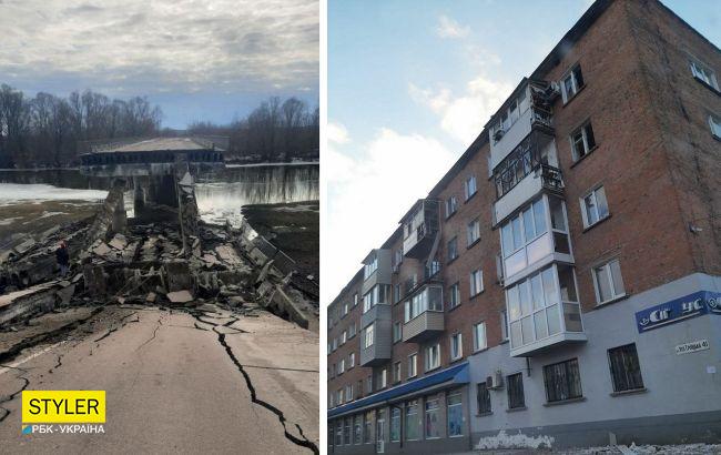 Танки под Конотопом и разрушения в городе. Видео и фото для нас от очевидцев