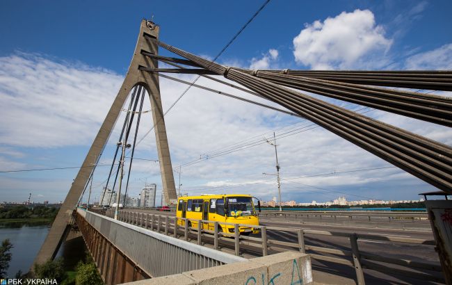 В Киеве завтра ограничат движение на Северном мосту