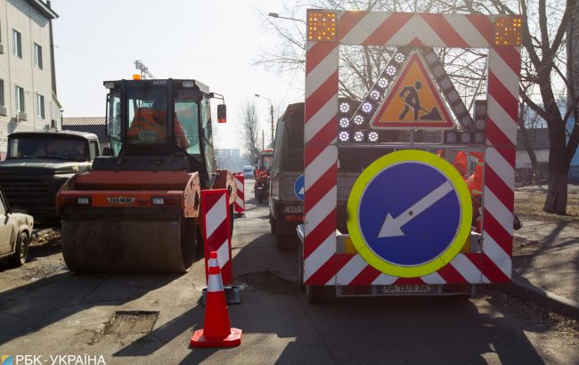 В Киеве до конца октября ограничат движение на Кольцевой дороге