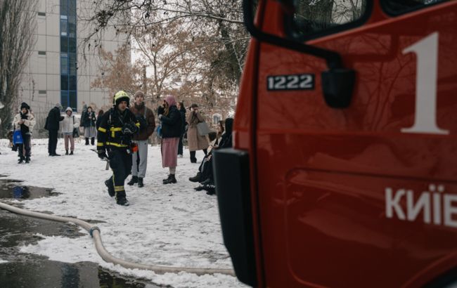 В Киеве горело общежитие одного из университетов (фото)