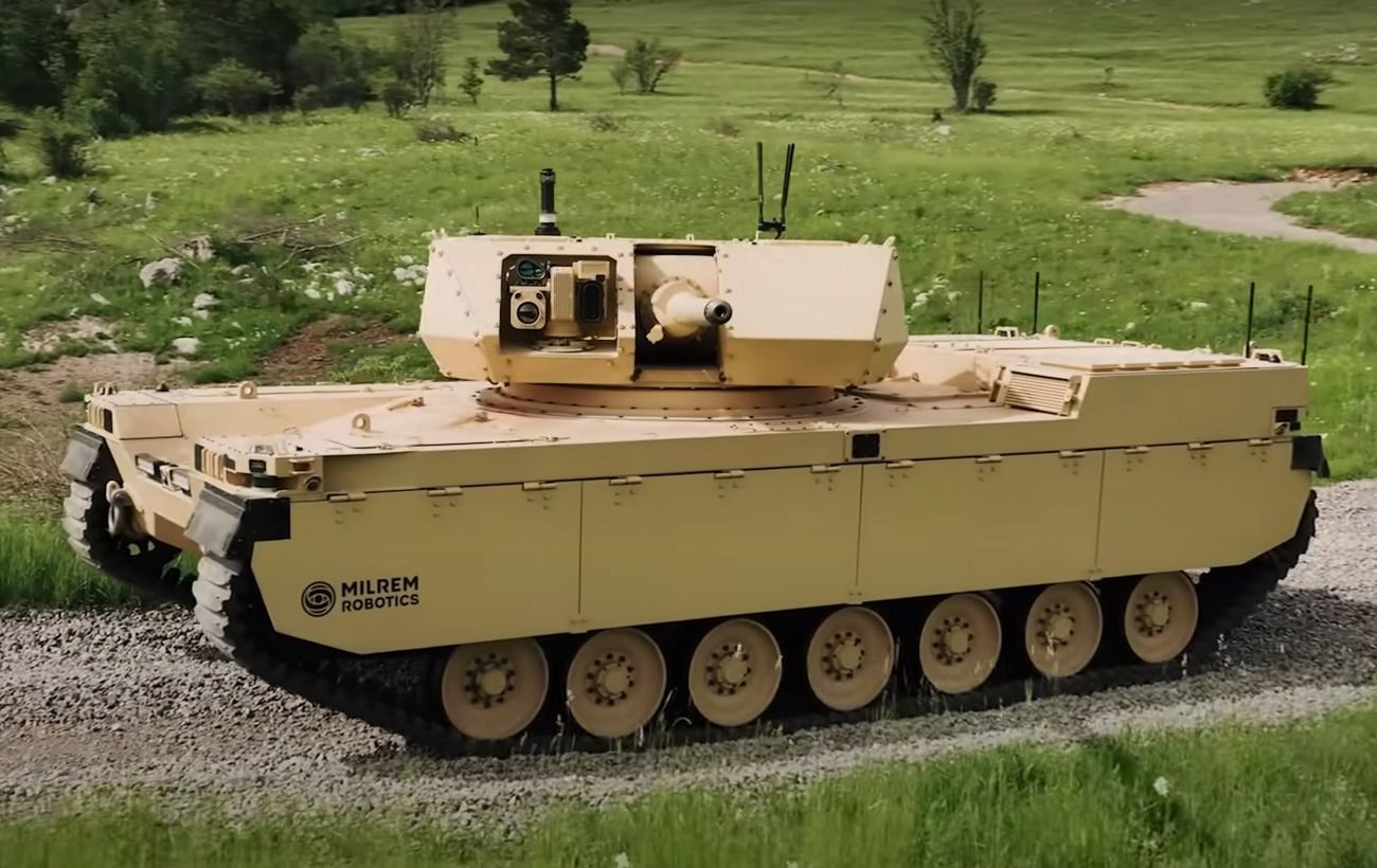 Tank robot Type-X showed Milrem Robotics – video