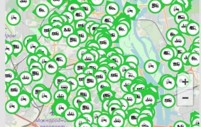 На улицах Киева уже 300 единиц техники для уборки снега, которую можно отследить онлайн, - Кличко