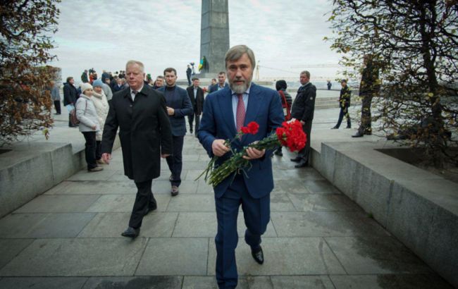 Новинский выступил по случаю годовщины освобождения Киева от фашистов