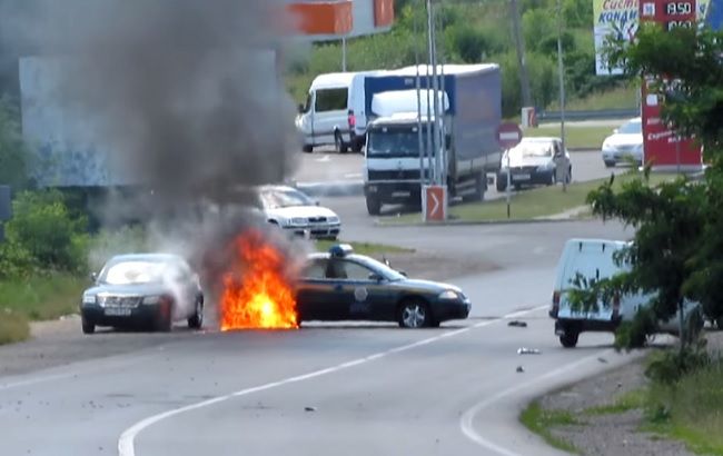 Перестрілка в Мукачево: все відео з місця подій