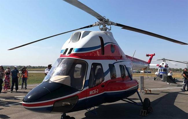 В Запорожье испытали первый украинский вертолет "Надежда"
