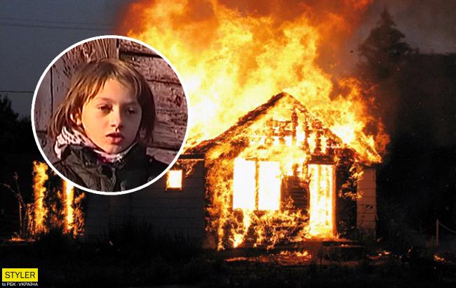 Украинцам рассказали о девочке-героине, спасшей из огня четверых детей