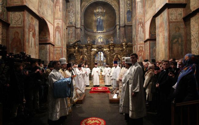 В Софийском соборе прошла Рождественская литургия